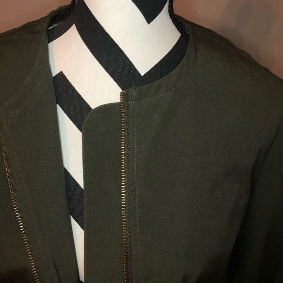 Army Green Bomber Jacket - Picture 6 of 6